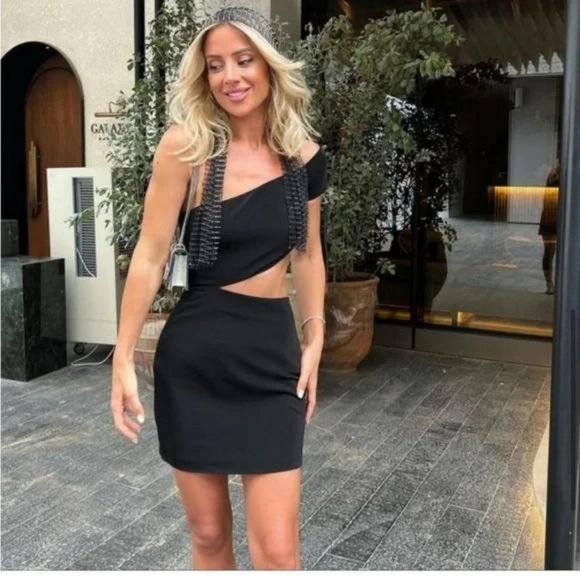 ZARA RHINESTONE HEAD SCARF LIMITED EDITION - Picture 3 of 8